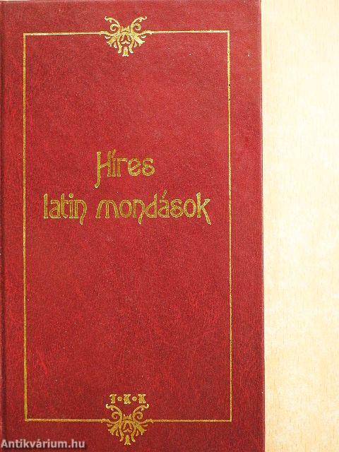 Híres latin mondások