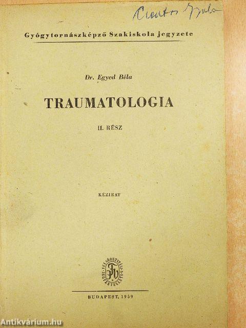 Traumatologia II.