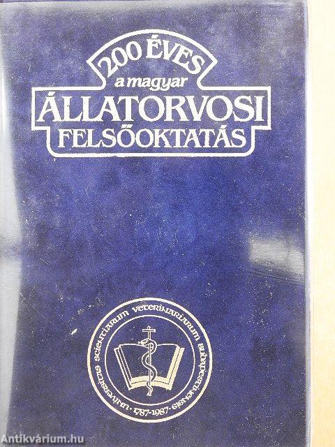 200 éves a magyar állatorvosi felsőoktatás