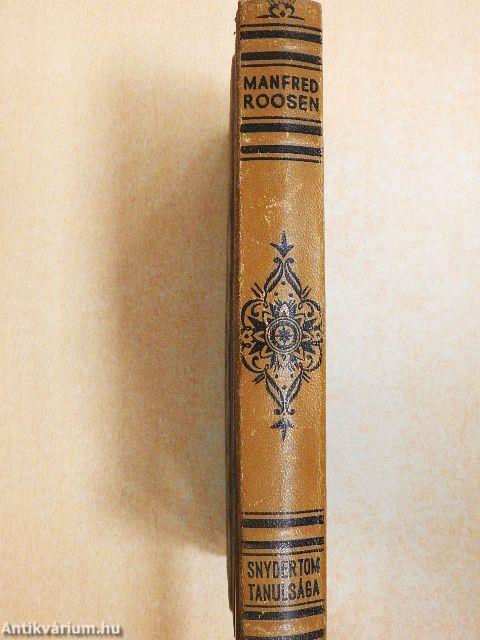 Snyder Tom tanulsága