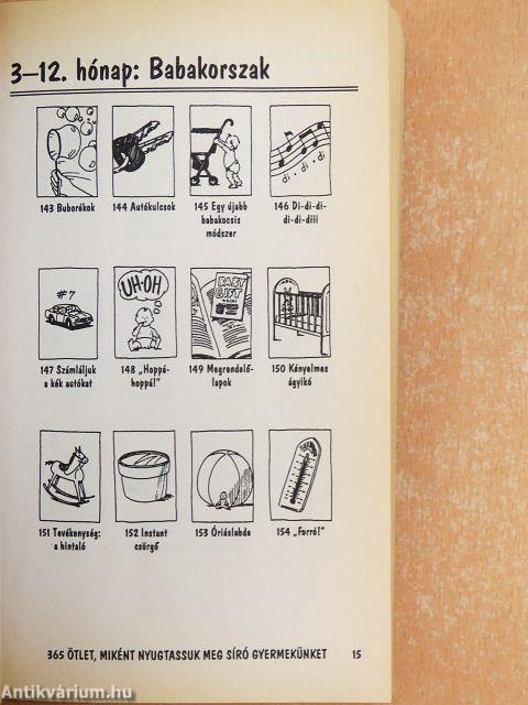 365 ötlet, miként nyugtassuk meg síró gyermekünket