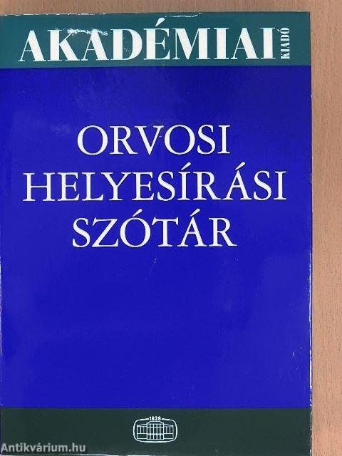 Orvosi helyesírási szótár