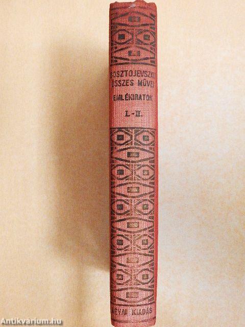 Emlékiratok a holtak házából I-II.