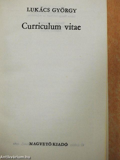 Curriculum vitae