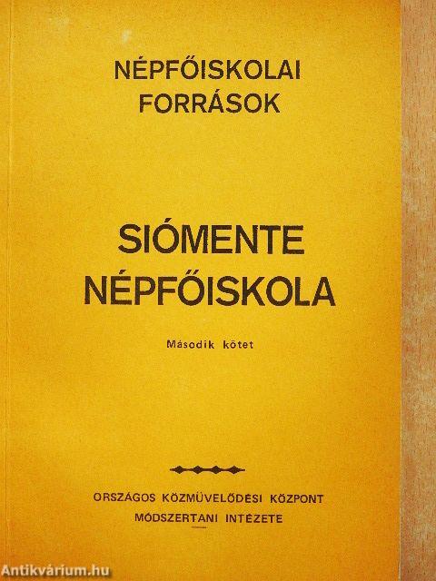 Siómente Népfőiskola II.