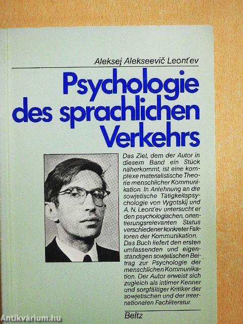 Psychologie des sprachlichen Verkehrs