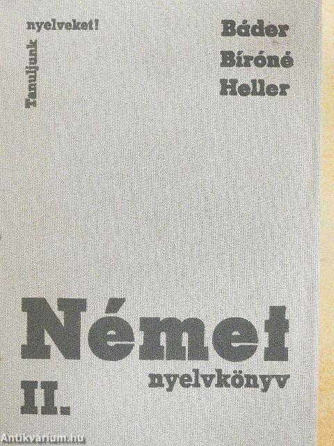 Német nyelvkönyv II.