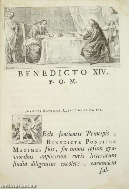 SS Domini Nostri Benedicti XIV dissertationes II.