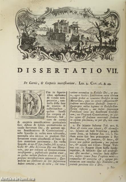 SS Domini Nostri Benedicti XIV dissertationes II.