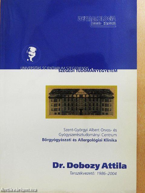Dr. Dobozy Attila tanszékvezetői tevékenysége 1986-2004