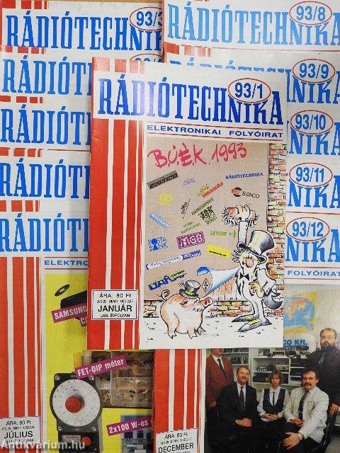Rádiótechnika 1993. (nem teljes évfolyam)