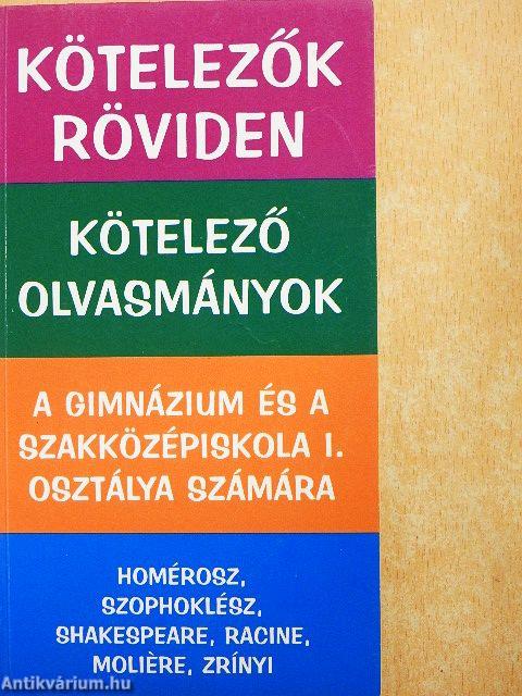 Kötelező olvasmányok