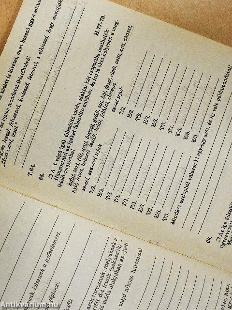 Helyesírási gyakorlófüzet 8. osztály