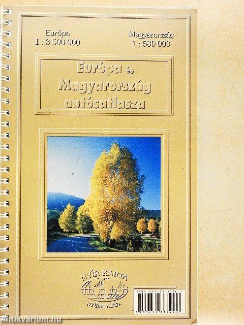 Európa és Magyarország autósatlasza