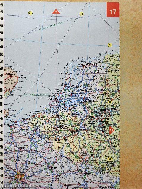 Európa és Magyarország autósatlasza