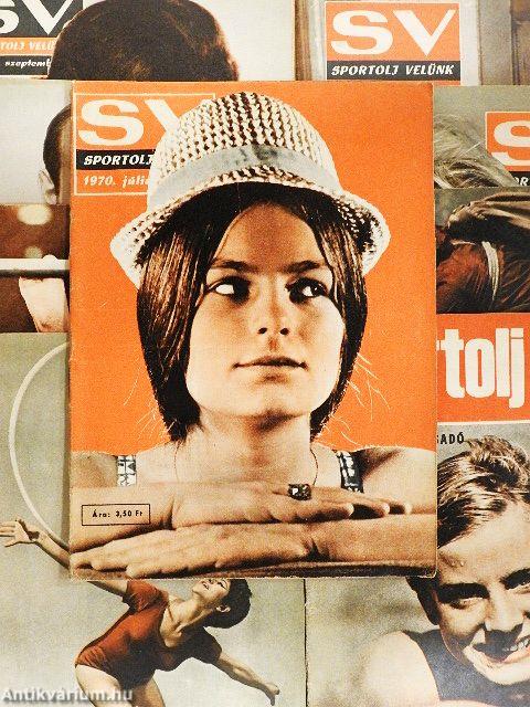 Sportolj velünk 1970, 1973, 1974 (vegyes számok) (9 db)