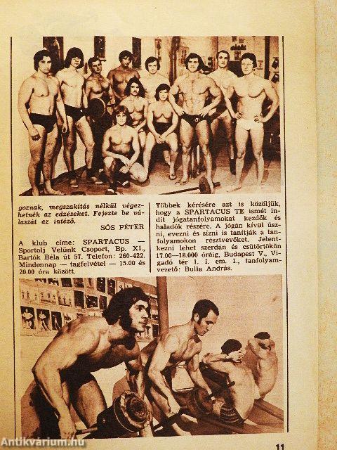 Sportolj velünk 1970, 1973, 1974 (vegyes számok) (9 db)