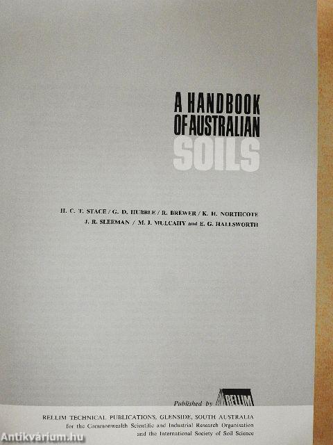 A Handbook of Australian Soils