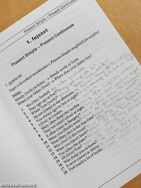 Angol nyelvtani gyakorlatok