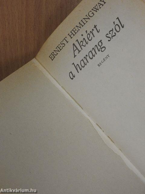 Akiért a harang szól