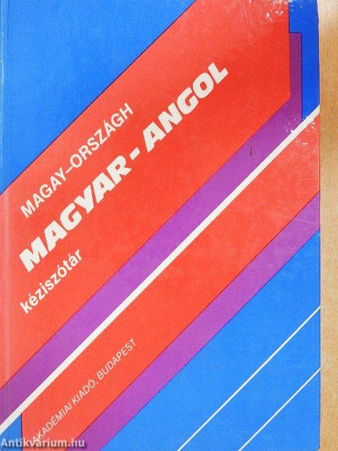 Magyar-angol kéziszótár