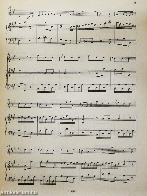 Mozart-album hegedűsöknek V.