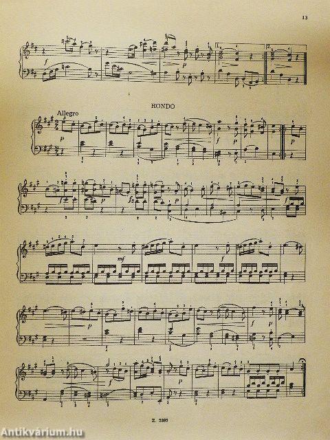 Hat bécsi szonatina zongorára