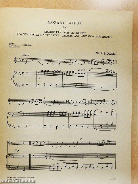 Mozart album hegedűsöknek IV.