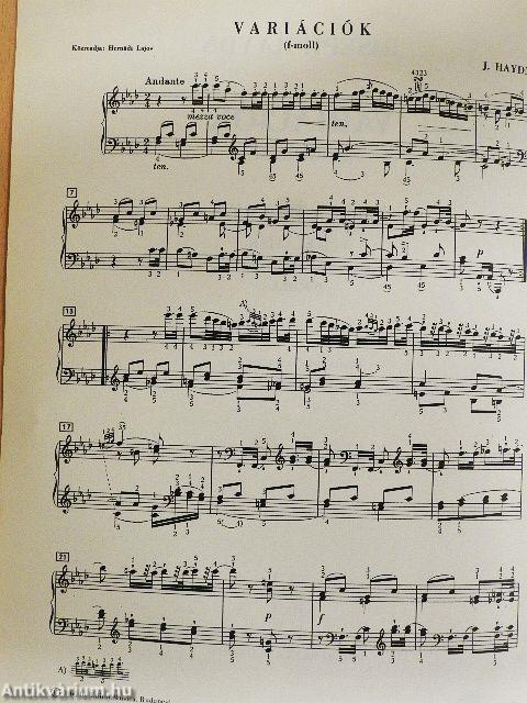 Haydn Variációk Zongorára