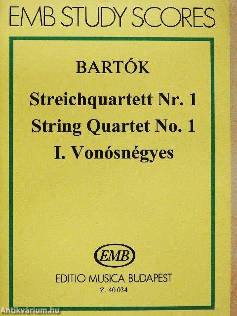 Bartók I. Vonósnégyes