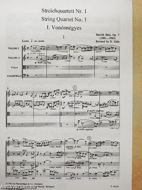 Bartók I. Vonósnégyes