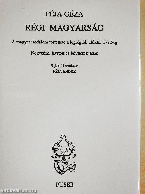 Régi magyarság