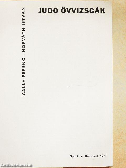 Judo övvizsgák 