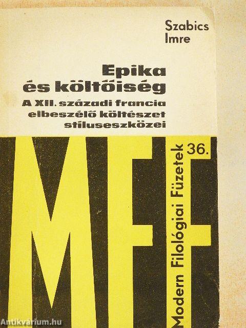 Epika és költőiség