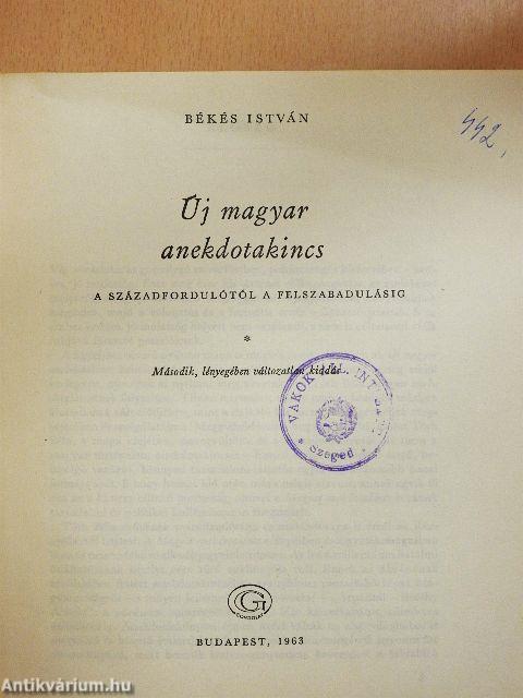 Új magyar anekdotakincs