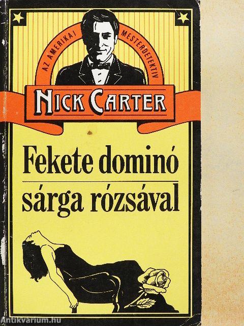 Fekete dominó sárga rózsával