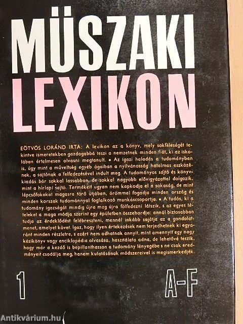Műszaki lexikon 1-3./Kiegészítés