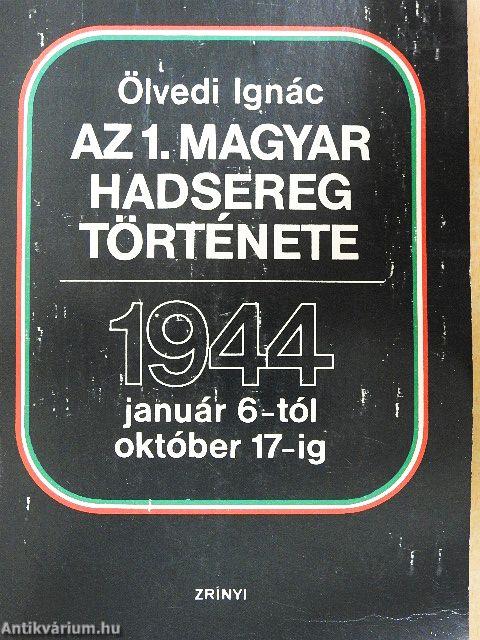 Az 1. magyar hadsereg története 