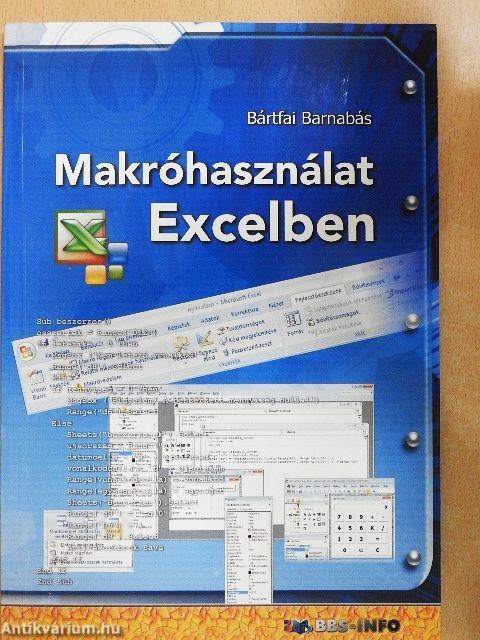 Makróhasználat Excelben