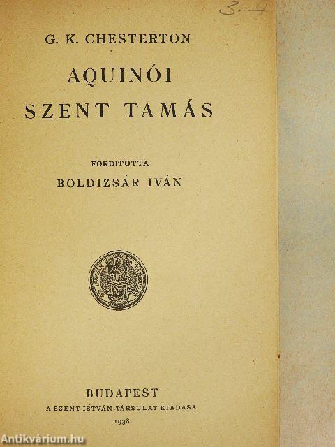 Aquinói Szent Tamás