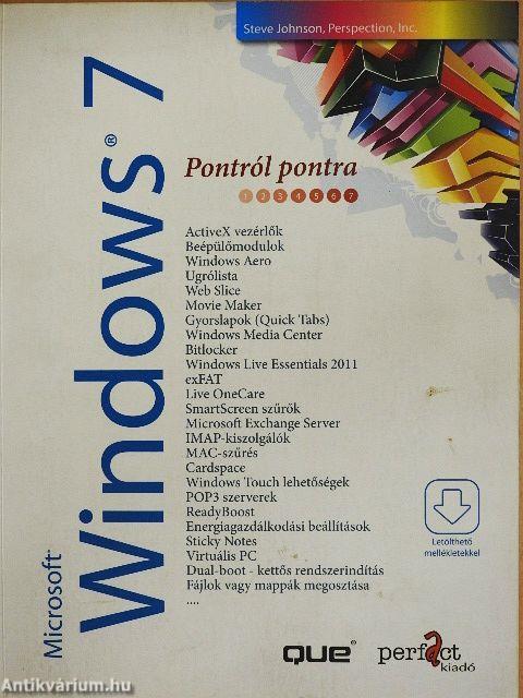 Microsoft Windows 7 pontról pontra
