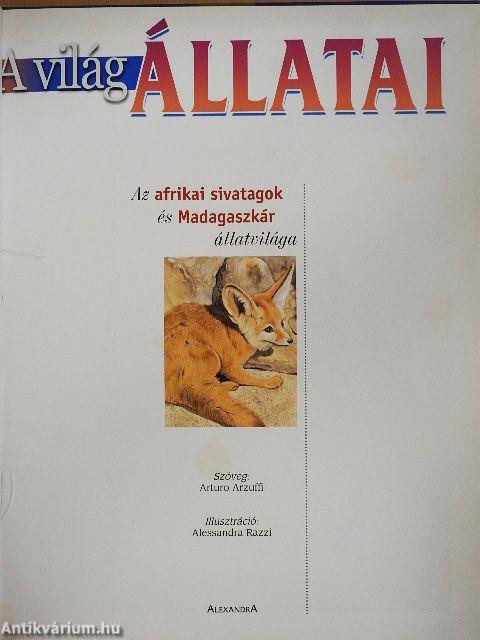 Az afrikai sivatagok és Madagaszkár állatvilága