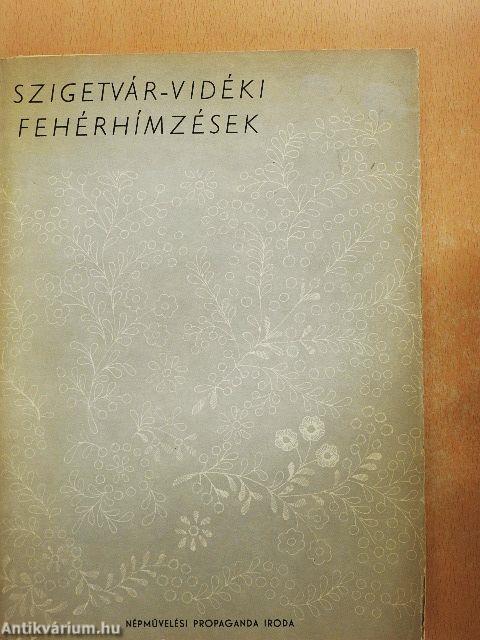 Szigetvár-vidéki fehérhímzések