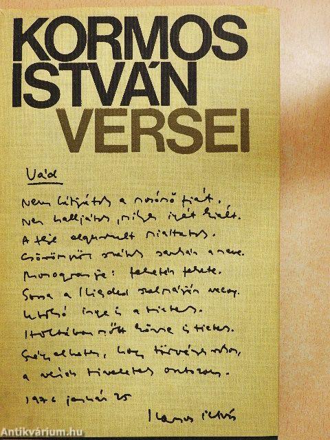 Kormos István versei