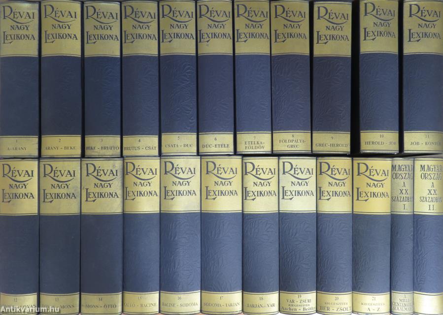 Révai nagy lexikona 1-21./Magyarország a XX. században I-II.