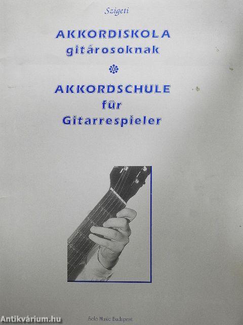 Akkordiskola gitárosoknak