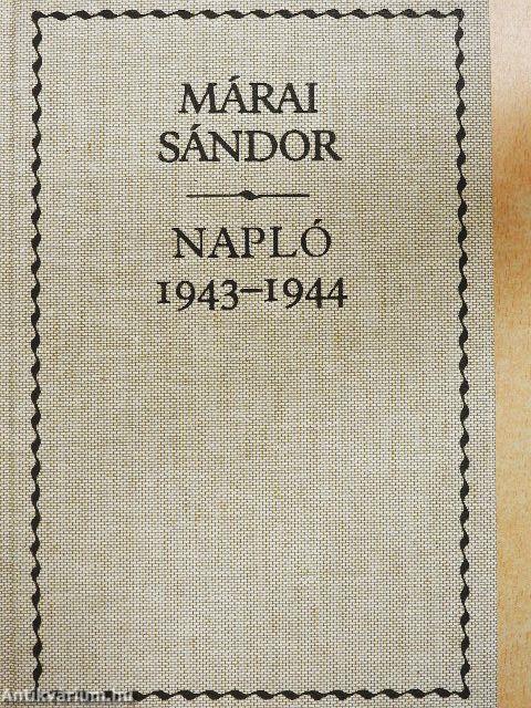 Napló 1943-1944