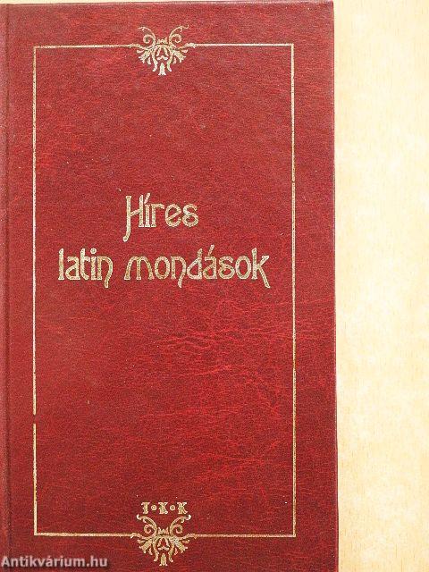 Híres latin mondások