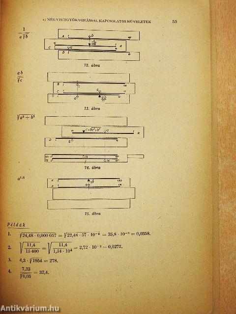 Műszaki matematikai gyakorlatok A. X.