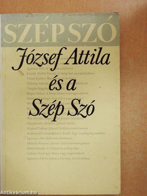 József Attila és a Szép Szó